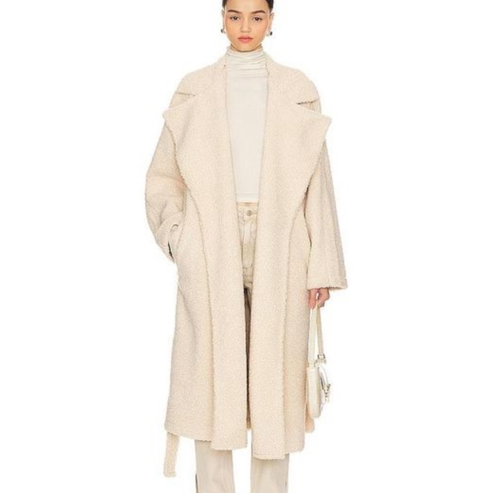 Good American Teddy trench coat